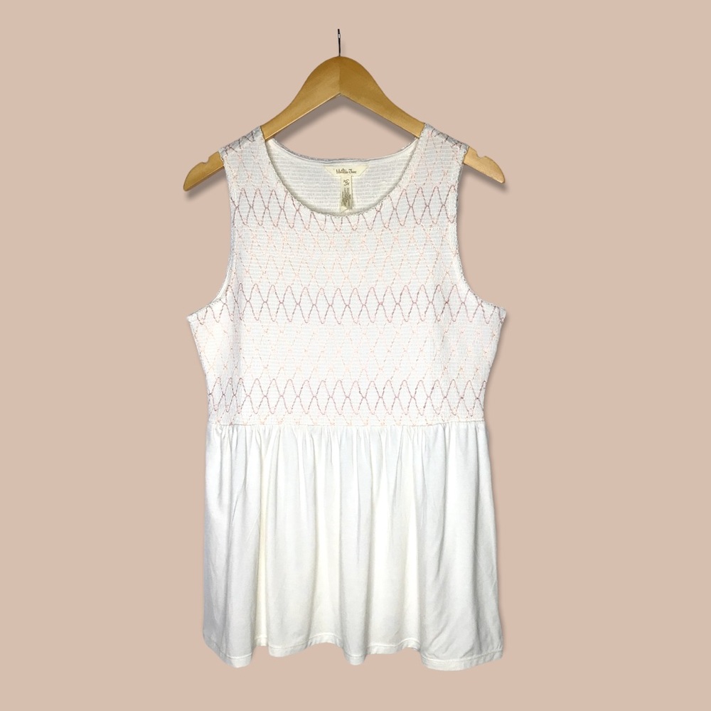 Womens Matilda Jane  Day in the Park Tank Medium smocked soft comfy